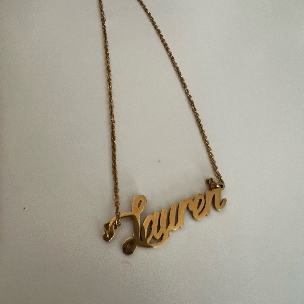 Gold Name Necklace
